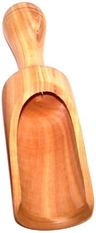 Colar de madeira de azeitona artesanal ou colher/pá - tamanho grande - marca registrada de saída Asfour