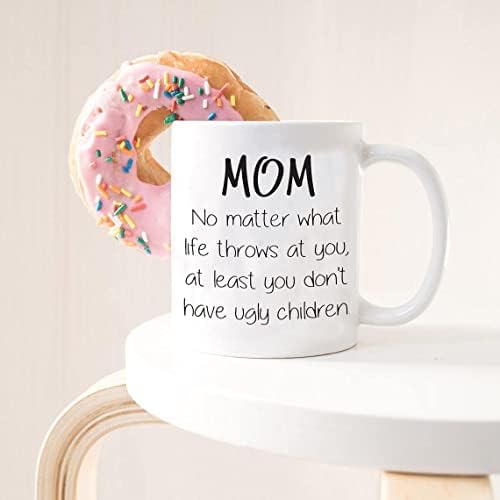 Mãe genérica de caneca de café engraçada, independentemente de quais crianças feias melhores presentes para a mãe, mulheres como exclusivo