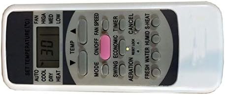 EroMote Easy Replacement Remote Control Fit para Klimaire KSWM012-H113 KSWM018-H213 KSWM024-H213 KSIN012-H115 KSIN009-H115