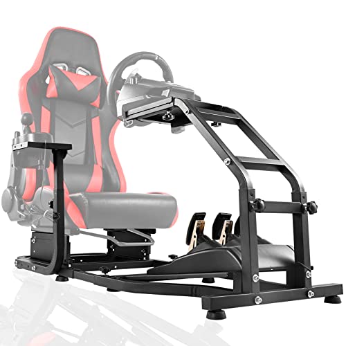 Dardoo Racing Simulator Cockpit Ajuste a moldura de direção de jogos ajustável para Logitech G25 G27 G29 G920 G923 Thrustmaster