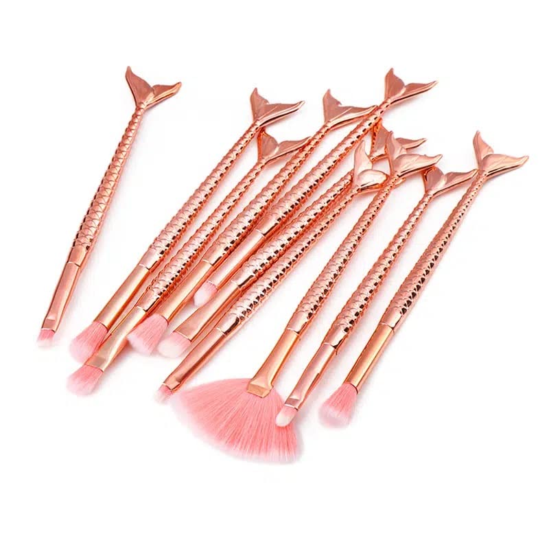 10 PCs Mermaid Rose Gold