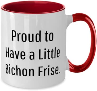 Presentes únicos para cães Bichon Frise, orgulhosos de ter um pouco de Bichon Frise, caneca de 11 onças para Bichon Frise Dog, Bichon Frise, Bichon Frise Dog Cup, Bichon Frise Prese