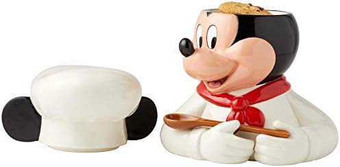 Chef Chef Mickey Mouse Jar de cerâmica da Enesco Disney, 11 polegadas, multicolor