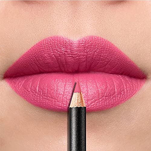 18 COLORES LIVRO LIP E LIMENTO LIP PARA MULHERES, lápis de revestimento labial resistente à água fosca, revestimento e batom mais duradouros e duradouros