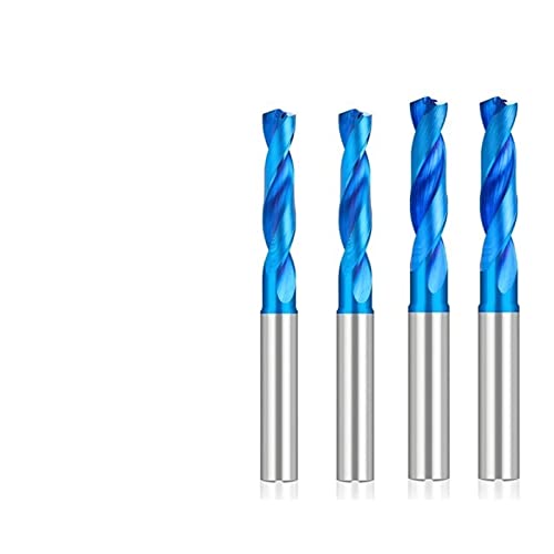 Broca bit 3d bits de carboneto de 3-12mm de refrigeração interna broca de torção espiral bit bit de revestimento azul