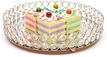 10 peças bolo stands Gold Metal Metal Bolo Stand Conjunto de cupcake Sobremes