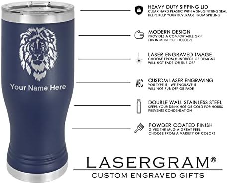 Lasergram 14oz a vácuo Pilsner caneca, médico médico, gravação personalizada incluída