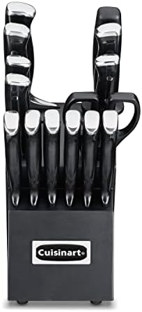 Cuisinart C77TR-6PSK Triple Rivet Collection Set de faca de bife de 6 peças, preto