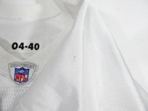 2004 San Francisco 49ers Blank Game emitido White Jersey 40 DP33489 - Jerseys de Jerseys usados ​​na NFL não assinada