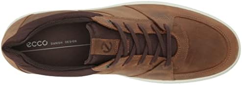 Tênis clássico macio de Ecco Men, camelo/cofee nubuck, 9-9.5