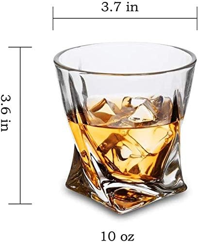 Whisky Decantador Rocks Style Whisky Glass, Crystal antiquado Premium coquetel coquetel copo para uísque, uísque ou bourbon, decantadores de bebidas alcoólicas