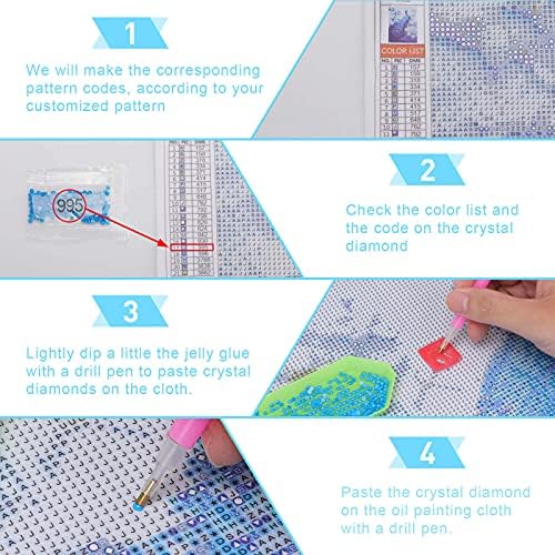 Pintura de lobo kits de pintura de diamante 5d artesanato completo DIY obras de arte completas usadas para decoração de parede