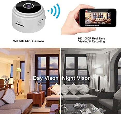HD 1080p Wireless Mini 2.4g Wi -Fi Câmera de segurança doméstica Micro Cam Video Audio Gravador de câmera de câmera Micro Cam para casa Garagem para o escritório da casa Garagem