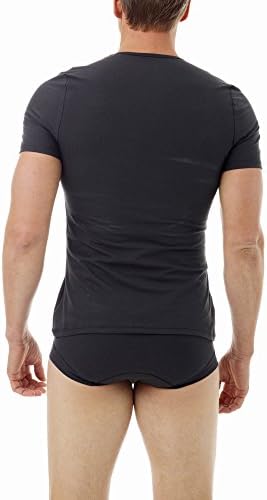 MaShape Magicotton Gynecomastia compressão de compressão em V-Shirt-Slimming, Sporting and Support