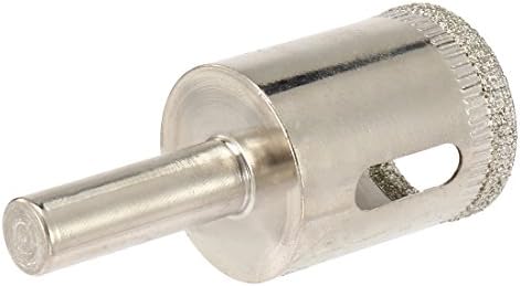 Aexit 2pcs de 24 mm serras de orifício e acessórios Partículas de diamante Brilhas de ponta do orifício da broca Broca de orifício