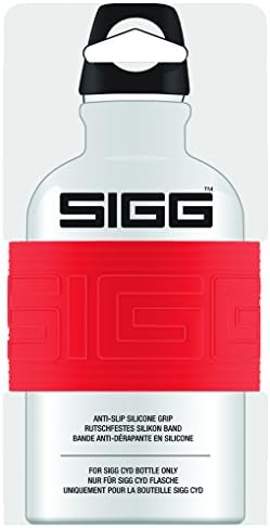 Sigg Pure White Touch Bottle, 20 onças, vermelho