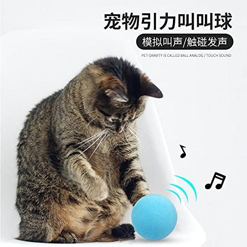 Smart Cat Toys Ball Interactive Catnip Treinamento de Toinamento de Toinho de Pet Ball Pet Squeaky Supplies Products Toy for Cats