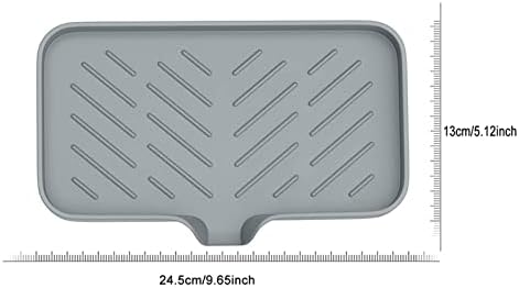 IEASEHMJ SPONGE SPONGER KITKE SOAP RACK SPEAY Bandeja de bandeja de bandeja Caixa de armazenamento de pia de bancada