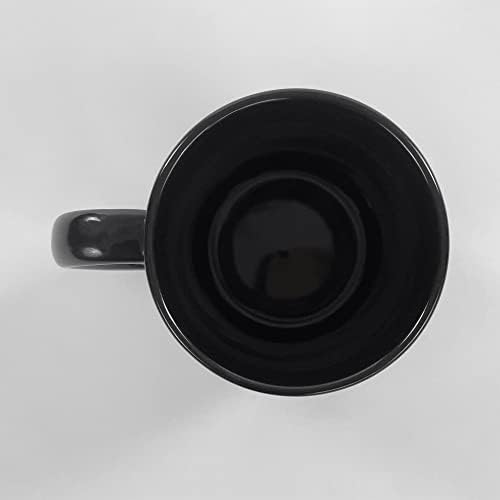Projeta o vidro estabelecida est. 2018, 15oz de caneca preta de café com xícara de chá com alça, presentes para aniversário
