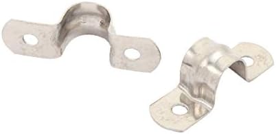 X-DREE 30 PCS RANGE DE ANELAÇÃO DE 12MM DE 13MM METAL METAL AJUSTÁVEL CLAMP CLAMP (30 piezas 12 mm rango de sujeción 13 mm ancho metal