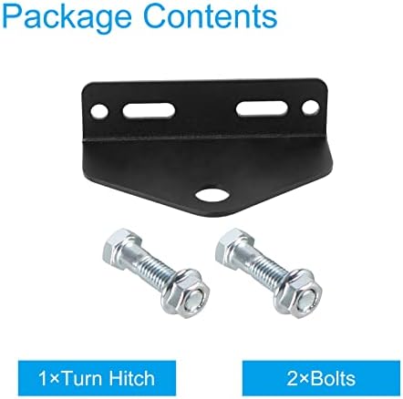 GSTP Universal Hovery Duty Zero Turn Turn Mown Mower Trailer Hitch - 3/16 de espessura - 3/4 Hitch Pin Holer Hitch Mount Mount