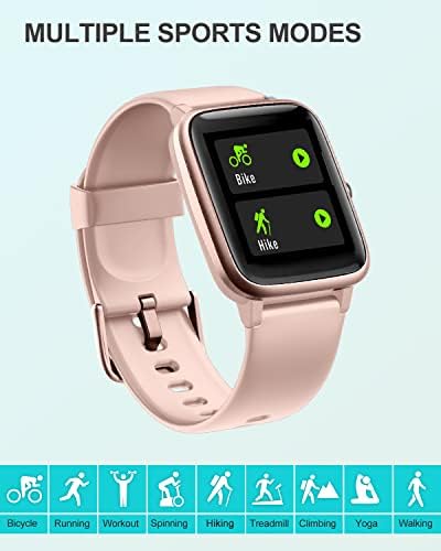 Zhanguo Smart Watch for Android e iOS Phones, Fitness Tracker Watch With Frequência de Coração Sleep Sleep Etapas Counter Call Text