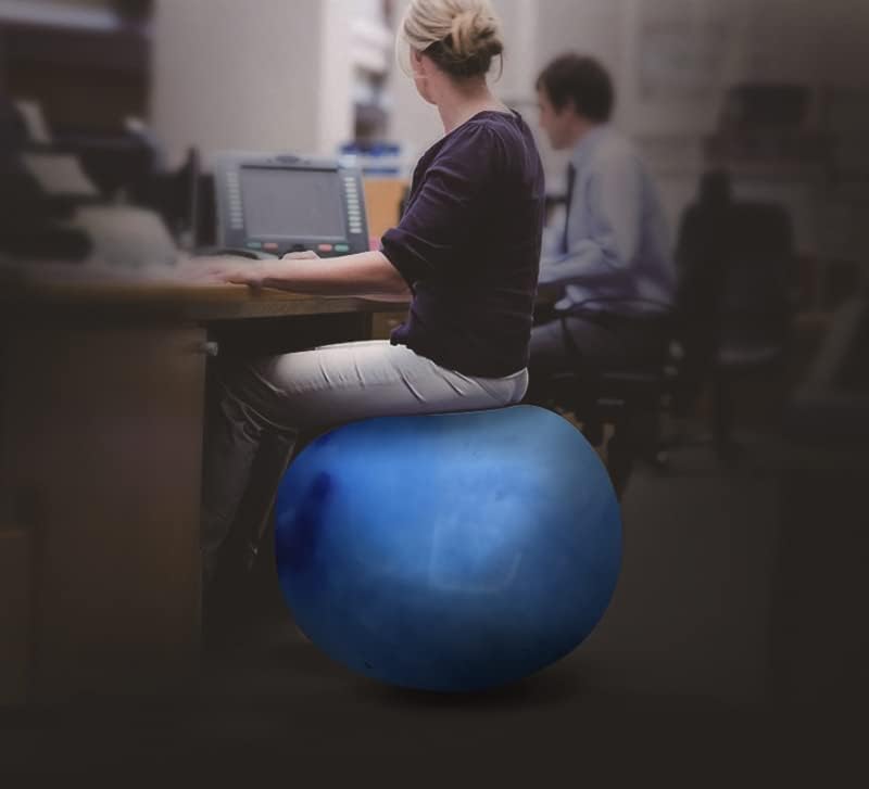 Yoahome, 25,6 polegadas, bola de ioga de ioga, cadeira de bola de estabilidade do escritório, bola de exercício pesado, 65cm de bola