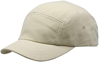 5 painéis Capinho de beisebol curto de variação para mulheres e homens sólidos camadas de algodão de algodão de algodão Snapack Caps ajustável chapéu solar chapéus de sol q2102