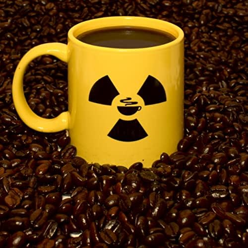 Caffeinado Antes de irradiar caneca de café-presente divertido para tecnologia RAD, técnicos de raio-X, especialistas em CT,