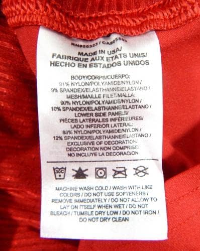 2015 San Francisco 49ers Arik Armstead 91 Jogo emitido Red Jersey 48 DP35597 - Jerseys de jogo NFL não assinado usada