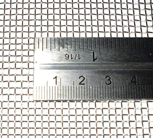 Malha de fio tecido, 10 malha - abertura de 1,2 mm - por inóxia tamanho de corte: amostra