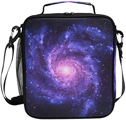 My Little Nest Isoller Cooler Square Tote Lunch Space Space Galaxy Termal Work Picnic Food Organizer lancheira para homens