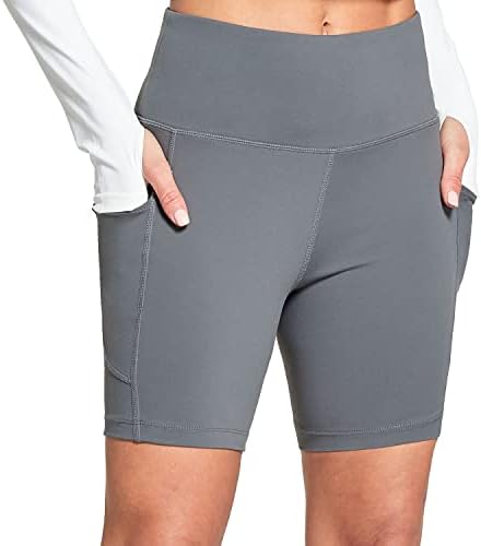 Baleaf Women's 6 /8 de cintura alta shorts de moto