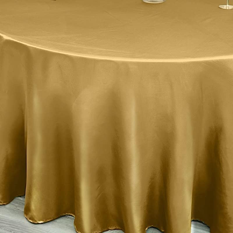 Balsacircle de 120 polegadas de cetim de cetim redondo topo de mesa de mesa de mesa para mesa de peças de peças de peças de festa eventos de recepção