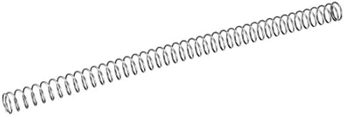diâmetro do fio uxcell 0,06 , od 0,68, comprimento livre 11,81 mola compactada estendida de aço de mola da mola