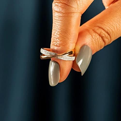 2023 Novo para meus queridos anéis de casais anéis presentes para casais anéis para mulheres Rings de dois tons