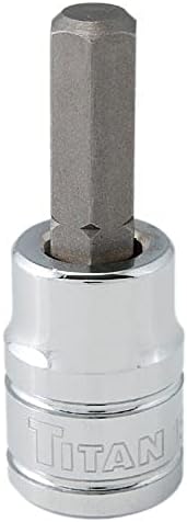 Titan 15659 Drive de 3/8 de polegada x 5/16 polegadas HEX BIT SOCKE