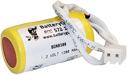 Bateria de níquel de níquel Bateria de cádmio 1.2V 1200mAh - Bateria de substituição BGN0300