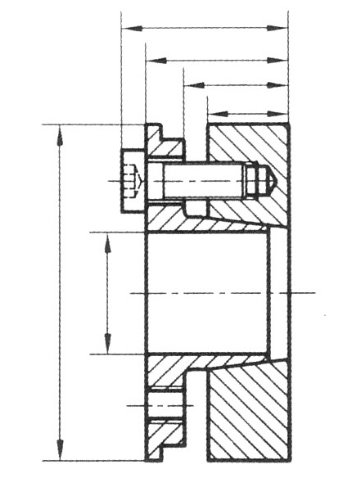 LA5A-22/47 METRIC METRIC METRICA METRICA METRICE 5A METRIC, FURO DE 22 MM, 47 MM DIâmetro da manga externa, comprimento