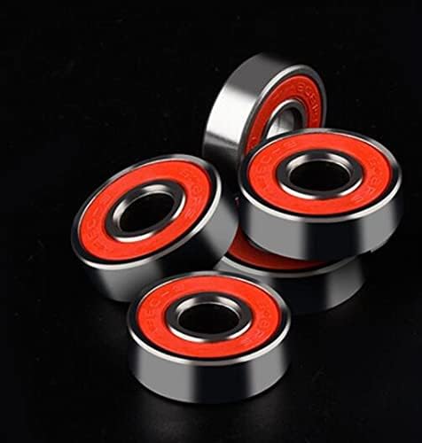 4pcs 608 Scooter Scooter Rodas de skate rolos de reposição rolos de bola eixos de precisão rolando aço 608rs ABEC 9