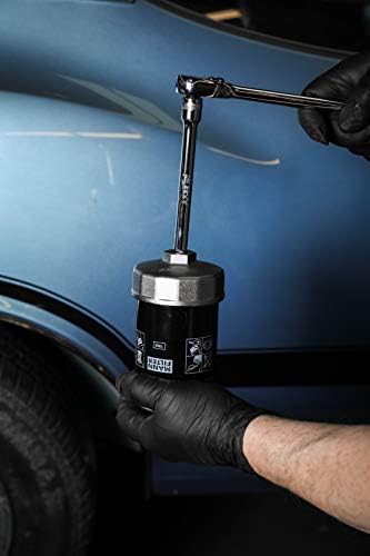 Chave de filtro de óleo Ares 56003-74mm para unidade Mercedes V6 e V8-3/8 polegada-remova facilmente os filtros