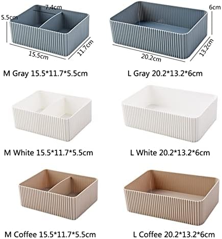Caixa de armazenamento aknhd ， plástico caixa de escritório em casa caixa de armazenamento de banheiro mesa de mesa de mesa