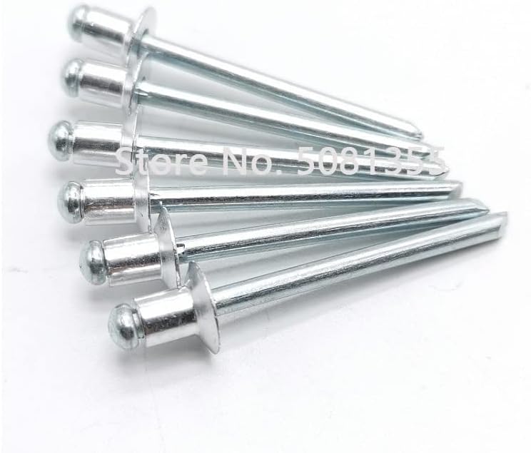 20-50pcs de alumínio de alumínio RIBET, M3M3.2M4M5 Cabeça redonda, rebite pop, prego de decoração, rebite oco, núcleo