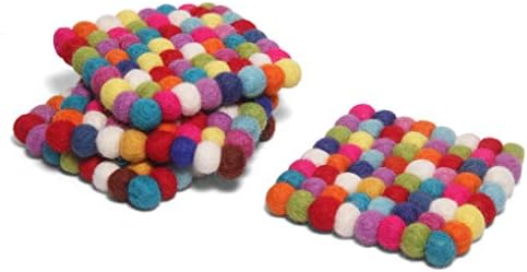 Super absorventes montanhas -russas - arranhões - grátis - secagem - Multi colorido - artesanal - naturalmente denso e absorvente decoração de lã