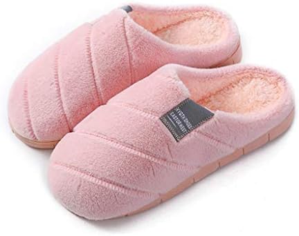 Homebaby não deslizante de inverno chinelo de algodão macio de algodão respirável Casual redondo dedo do pé