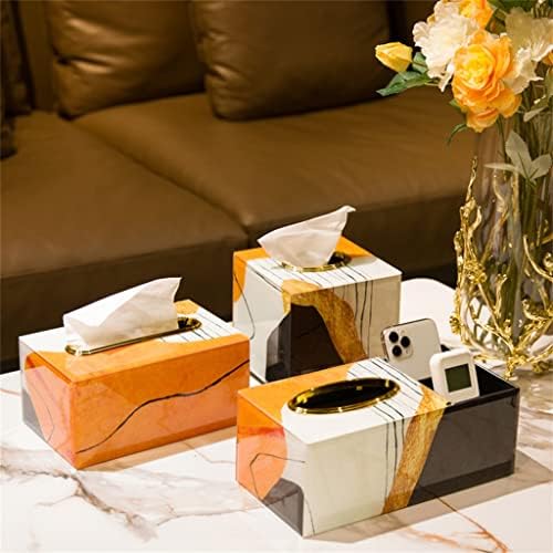 Gretd Orange Living Sala de café Tabel de café Caixa de papel Caixa de papel Caixa de papel Ornamento Caixa de lenço