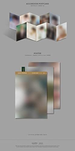 Golden Child Game Changer 2nd Álbum Normal C Versão CD+68P Farente+PhotoCard 2p+1p Cartão postal transparente+Mensagem