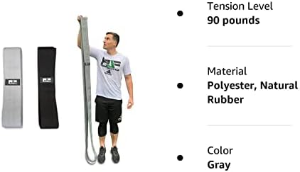 PJF Performance Premium 76 polegadas Banda de resistência de comprimento estendido para força, mobilidade e exercícios pliométricos