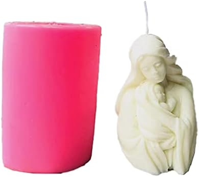 ZGS78HH 3D Mãe Moldura de Candle Resina, aromaterapia molde de aromaterapia