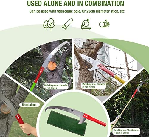 SAW SCAREBARDA PRUNING, BLA DE ANÁRIO DE APORTAGEM DE TRESA DE TRUSES, CABEÇA DE PUNHOR DE JARDINING, SAW para aparar as árvores